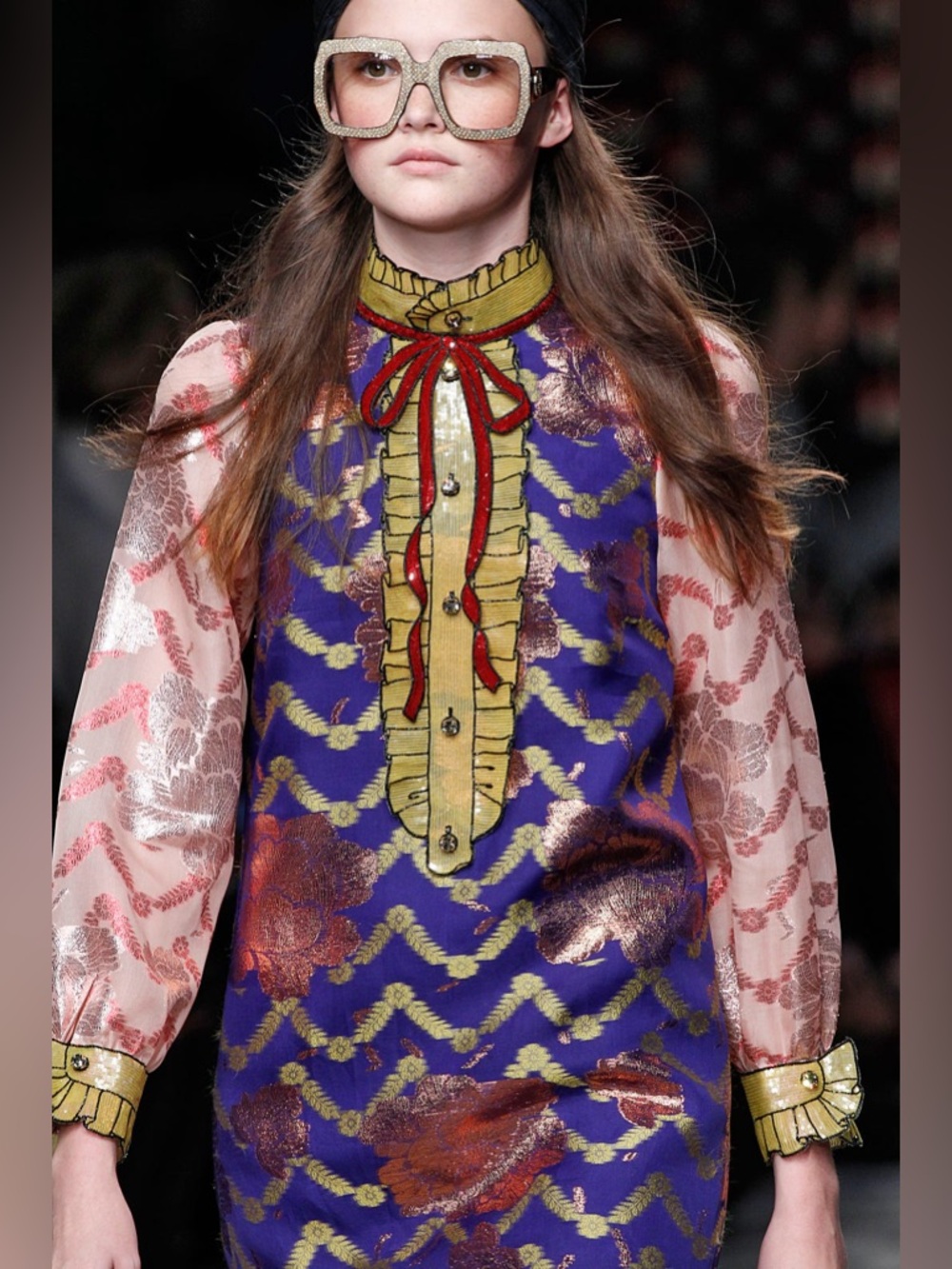 Gucci Trompe L’oeil Dress by Artistic Director Alessandro Michele - Picture 6 of 15